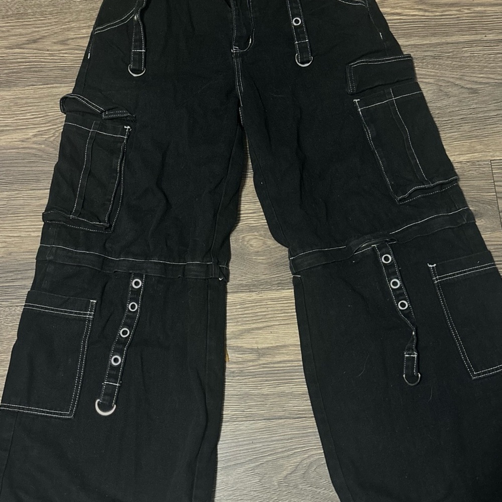Source Unknown Black Flare & Wide Leg Jeans